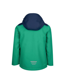 Kurtka przeciwdeszczowa dziecięca dla chłopca/dziewczynki trollkids kids bergen jacket pepper green/navy (610-327) 2