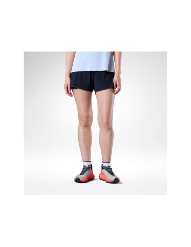Szorty damskie rossignol w sapa 2in1 short 5' czarne