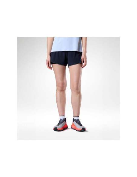Szorty damskie rossignol w sapa 2in1 short 5' czarne