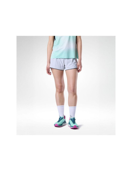 Szorty damskie rossignol w sapa 2in1 short 5' szare