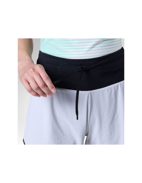 Szorty damskie rossignol w sapa 2in1 short 5' szare