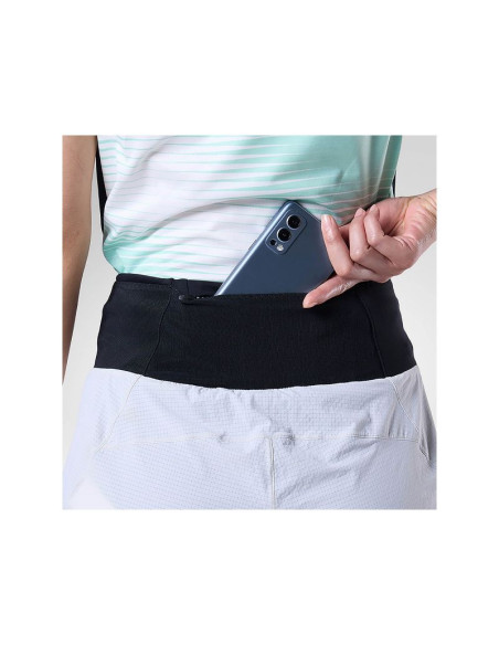 Szorty damskie rossignol w sapa 2in1 short 5' szare