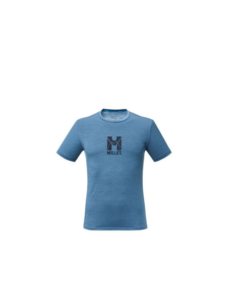 Koszulka męska millet ubic wool ts ss m niebieska