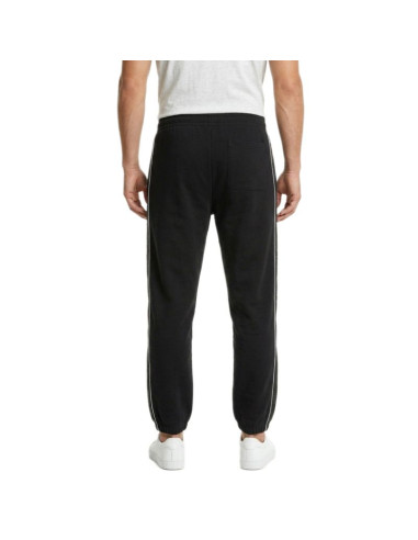 Spodnie dresowe dresy calvin klein fleece logo tape jogger black - lz04le291g-ub1