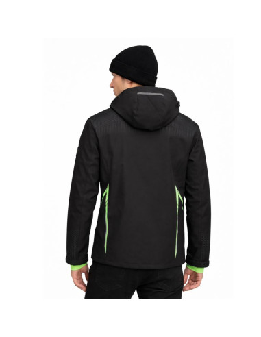 Softshell męski geographical norway trelino black-green db men 0124 czarny / zielony (wz8556h/gn-black / green)
