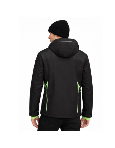 Softshell męski geographical norway trelino black-green db men 0124 czarny / zielony (wz8556h/gn-black / green)