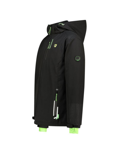 Softshell męski geographical norway trelino black-green db men 0124 czarny / zielony (wz8556h/gn-black / green)