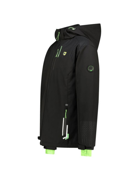 Softshell męski geographical norway trelino black-green db men 0124 czarny / zielony (wz8556h/gn-black / green)