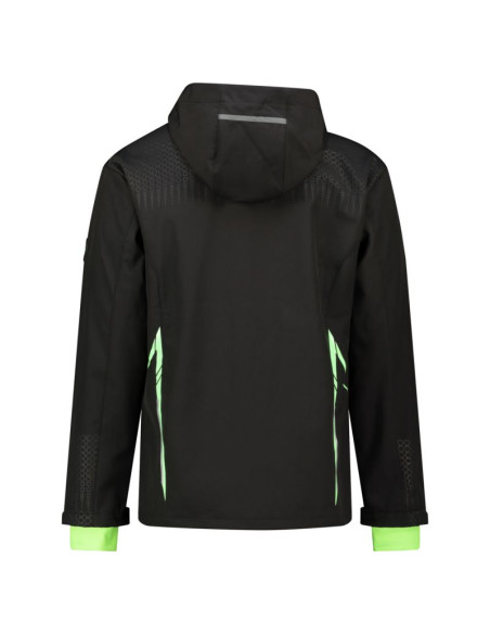 Softshell męski geographical norway trelino black-green db men 0124 czarny / zielony (wz8556h/gn-black / green)