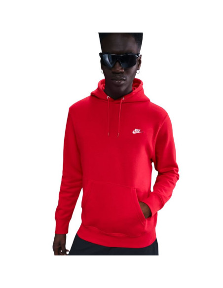 Bluza męska nike club bb czerwona fn3859 657