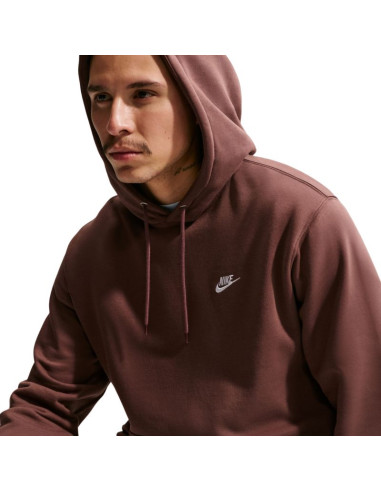 Bluza męska nike club bb brązowa fn3859 502