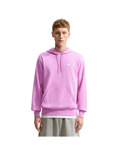 Bluza męska nike club ft po hoodie różowa fn3866 503
