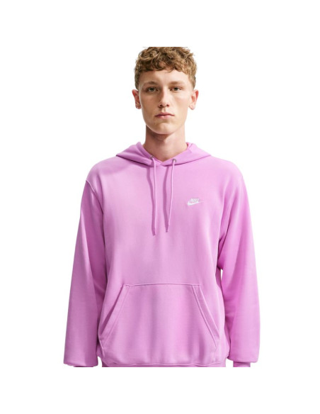 Bluza męska nike club ft po hoodie różowa fn3866 503
