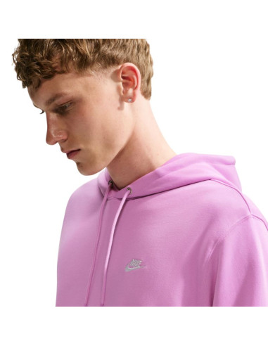 Bluza męska nike club ft po hoodie różowa fn3866 503