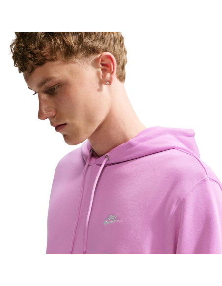 Bluza męska nike club ft po hoodie różowa fn3866 503