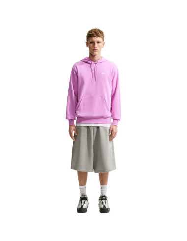 Bluza męska nike club ft po hoodie różowa fn3866 503