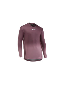 Koszulka rowerowa northwave edge 2 jersey l/s różowy