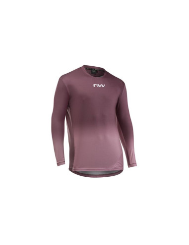 Koszulka rowerowa northwave edge 2 jersey l/s różowy