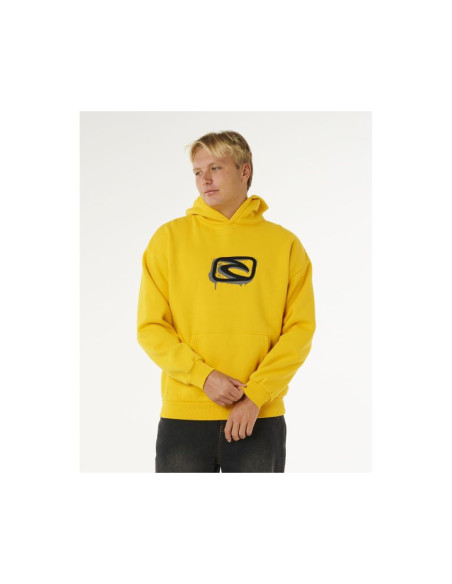 Bluza męska rip curl medina inner visions hood żółta
