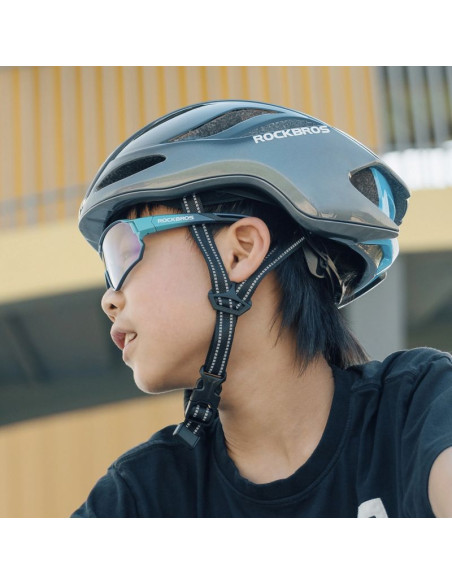 Kask rowerowy rockbros ts-42 lekki 58-62 cm - tytanowy