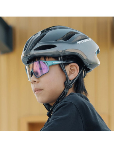 Kask rowerowy rockbros ts-42 lekki 58-62 cm - tytanowy