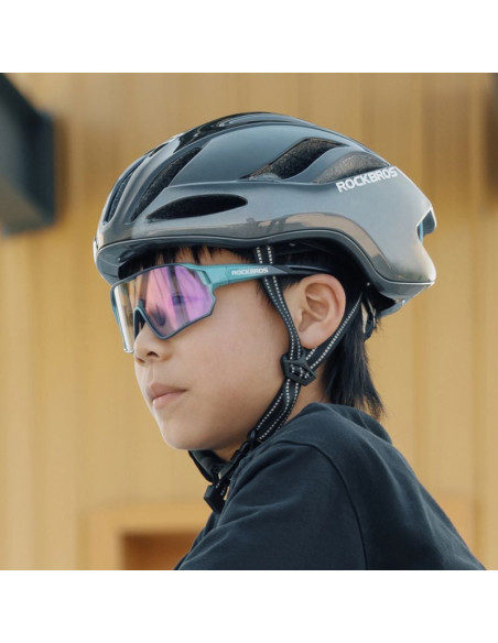 Kask rowerowy rockbros ts-42 lekki 58-62 cm - tytanowy