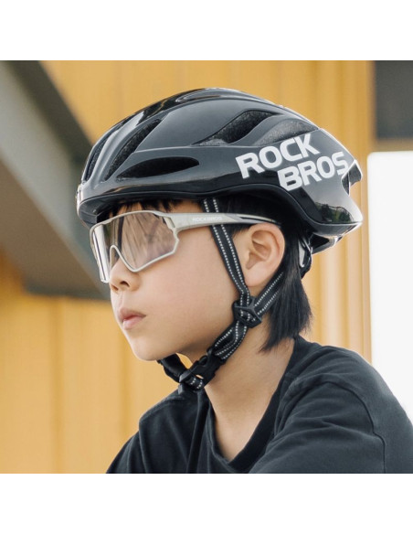 Kask rowerowy rockbros ts-42 lekki 58-62 cm - czarny