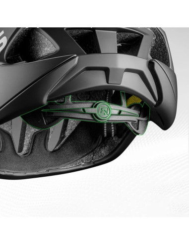 Kask rowerowy rockbros ts-42 lekki 58-62 cm - czarny