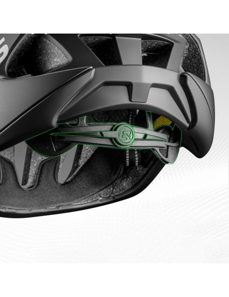 Kask rowerowy rockbros ts-42 lekki 58-62 cm - czarny