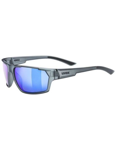 Uvex sportstyle 233 p okulary do wielu sportów unisex oprawki pełne szary