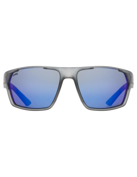 Uvex sportstyle 233 p okulary do wielu sportów unisex oprawki pełne szary