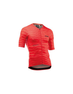 Koszulka rowerowa northwave blade jersey czerwony
