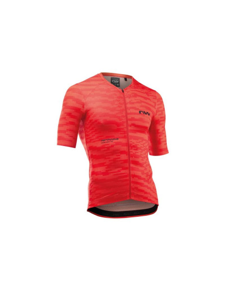Koszulka rowerowa northwave blade jersey czerwony