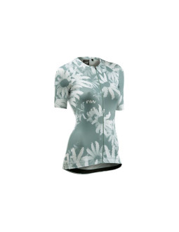 Koszulka rowerowa northwave blade woman jersey zielony