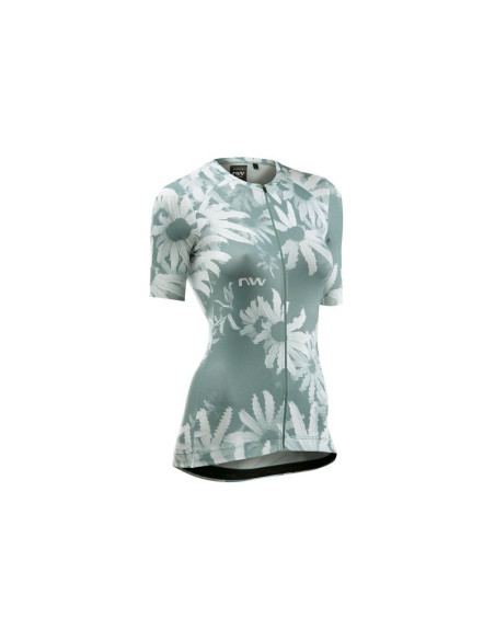 Koszulka rowerowa northwave blade woman jersey zielony