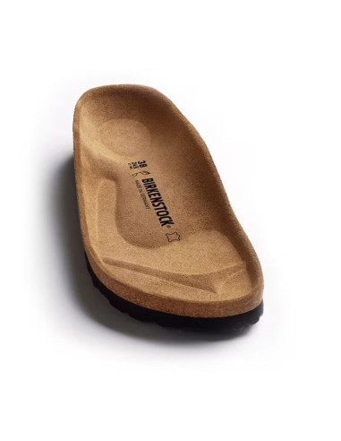 Klapki birkenstock arizona kids birko-flor nubuk mocha narrow wąskie dziecięce młodzieżowe (0552893)
