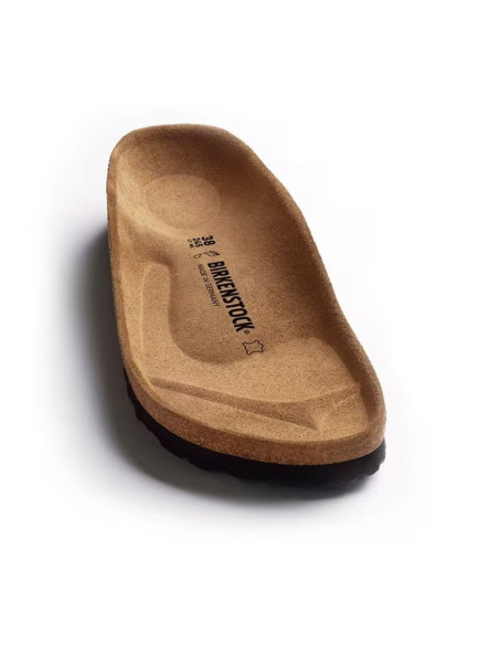 Klapki birkenstock arizona kids birko-flor nubuk mocha narrow wąskie dziecięce młodzieżowe (0552893)