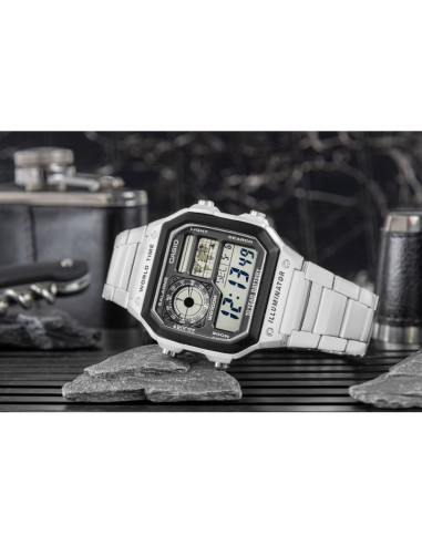 Zegarek męski casio ae-1200whd-1avef + box