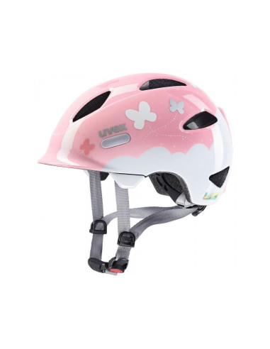 Kask rowerowy dziecięcy uvex oyo style butterfly pink 50-54
