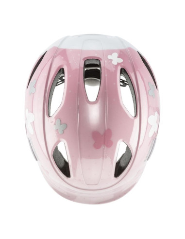 Kask rowerowy dziecięcy uvex oyo style butterfly pink 50-54