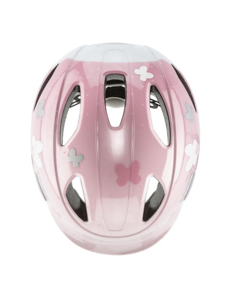 Kask rowerowy dziecięcy uvex oyo style butterfly pink 50-54