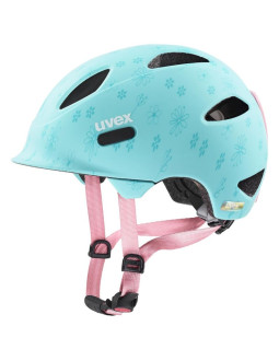 Kask rowerowy dziecięcy uvex oyo style flowers cyan matt 50-54