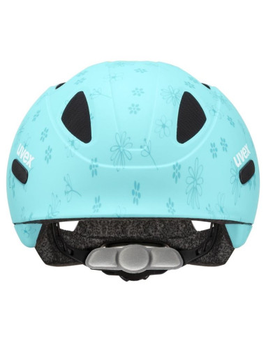 Kask rowerowy dziecięcy uvex oyo style flowers cyan matt 50-54