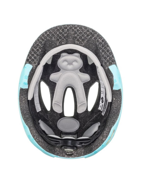 Kask rowerowy dziecięcy uvex oyo style flowers cyan matt 50-54