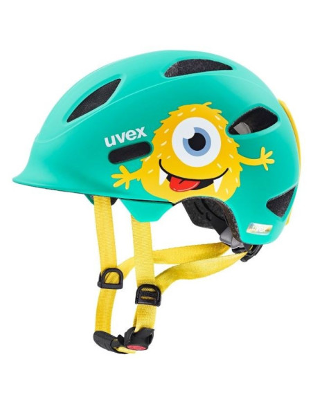 Kask rowerowy dziecięcy uvex oyo style monster lagoon matt 50-54