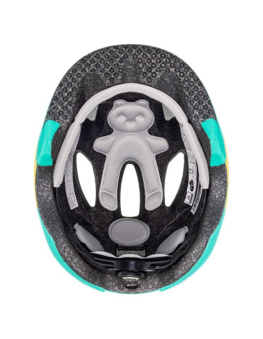 Kask rowerowy dziecięcy uvex oyo style monster lagoon matt 50-54