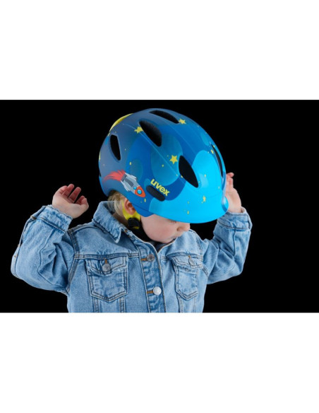Kask rowerowy dziecięcy uvex oyo style monster lagoon matt 50-54
