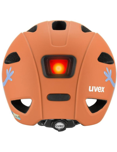 Kask rowerowy dziecięcy uvex oyo style monster papaya matt 50-54