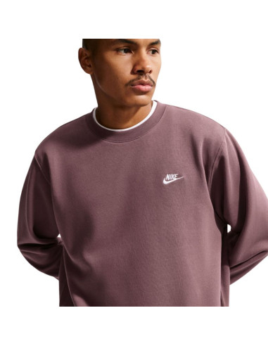 Bluza męska nike club bb brązowa fn3886 502