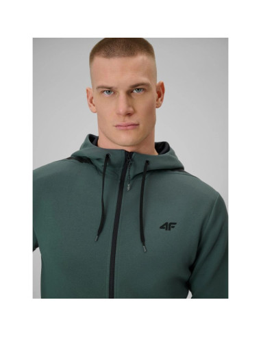 Bluza treningowa regular z kapturem męska 4f 4frss26tfswm0916-22s